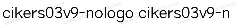 cikers03v9-nologo cikers03v9-nologo字体转换